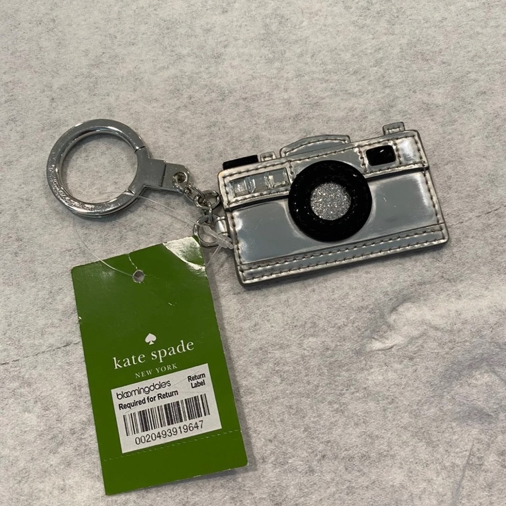 Rare! NWT! Kate spade camera keychain
